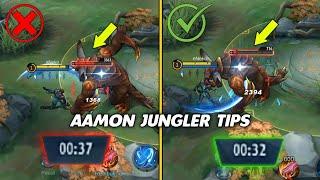 AAMON FAST FARMING IN EARLY GAME TUTORIAL & TIPS 2022 - MLBB