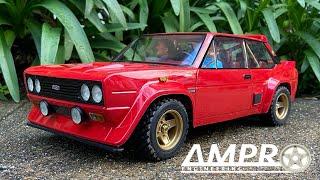 e449 - Tamiya Fiat 131 Abarth Grill & Lights