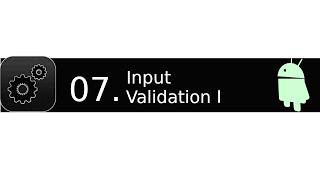 07   Input Validation Issue I (DIVA)