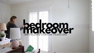 DIY Bedroom Makeover On A Budget // Shiplap Bedroom Wall Ideas