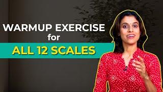 Warmup Exercise for all 12 scales | Pratibha Sarathy #vocalexercises #vocaltraining