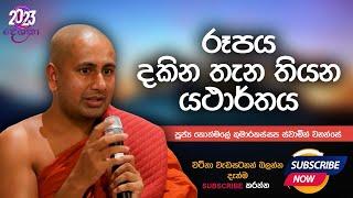 රූපය දකින තැන තියන යථාර්තය | Ven. Kothmale Kumarakassapa Thero