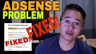 How to fix you already have an existing adsense account?#adsense