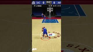 Can Lebron James Actual Hit A Halfcourt Shot In NBA2K23 MyTEAM? #shorts