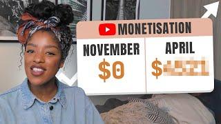 How to get monetized on YouTube fast | My 6-month plan to monetization!