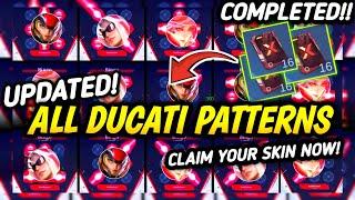 UPDATE!! ALL DUCATI BINGO PATTERN (COMPLETE) | GET YOUR DUCATI SKIN NOW - MLBB