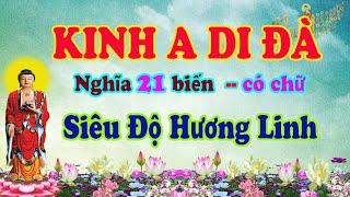 KINH A DI ĐÀ - 21 BIẾN - SIÊU ĐỘ HƯƠNG LINH