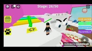 Escape Super Fat Guy Obby [SPEED RUN UPDATE]  (ROBLOX) LiyaPlayTV