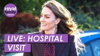 WATCH: Kate Makes Surprise Visit to Cancer Treament Centre in London