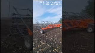 Отзыв № 1 о шлейф бороне Tirex. Клиент записал видео отзыв о белорусской шлейф бороне Тирекс