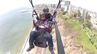 Volando en Parapente