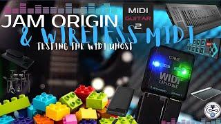 MIDI Guitar 2 and Wireless MIDI  - Testing the CME WIDI Uhost