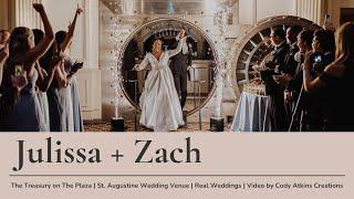 Julissa & Zach's St. Augustine Wedding at The Treasury on The Plaza