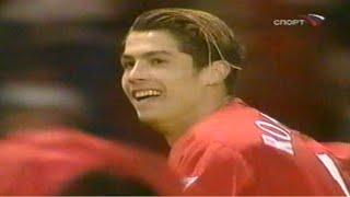 Первый гол Криштиану Роналду за Манчестер Юнайтед (2003)