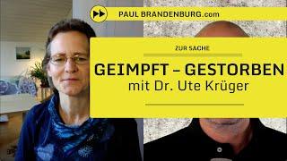 "Geimpft – gestorben" mit Dr. Ute Krüger