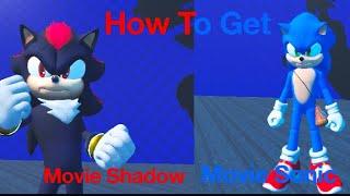 How To Get Movie Sonic And Movie Shadow In Sonic RP: Mobius Megadrive