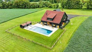 TOURING a BREATHTAKING MODERN BARN HOUSE in PENNSYLVANIA | 845 Spring Hill Rd | SERHANT. Tour