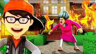 scary teacher 3d || Miss T flaming turkey special episode