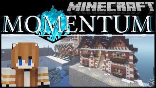 Erste Wohnhäuser entstehen in der STADT  - MOMENTUM - #1067  #roleplay #minecraft #survival