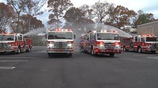 Sayville, New York Fire Department Engine 5 & Ladder 9 Wetdown 11/10/24