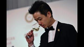 Meilleur sommelier du monde - la finale de Reeze Choi - candidat de Hong Kong Chine