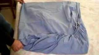 How to Fold a Fitted Sheet - The Only Video You Need! Taught by a Man!