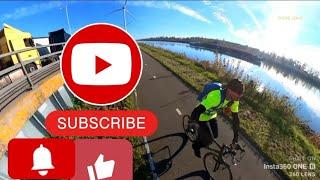 SHORE LEAVE BIKE RIDE in HOLLAND (insta360ActionCam)