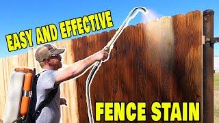 Easy Fence Staining With Even Coverage? | Wood Defender Workshop