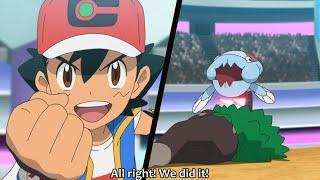 DRACOVISH vs GORILLANDER | ASH VS LEON FULL BATTLE | POKEMON JOURNEYS EPISODE 131 | PIKAHOOD