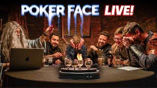 Poker Face Food Challenge UNCUT! (from LIVE)