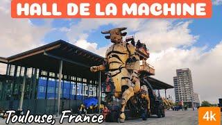 Hall de la Machine in Toulouse, France | Le Gardien du temple:le Minotaure et l'Araignée | 4k video