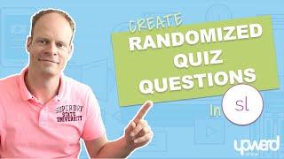 How To Randomize Quiz Questions In Storyline 360