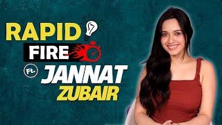 Rapid Fire with Jannat Zubair | Go-To Dance Moves, Favorite Memories, & Bucket List Adventures!