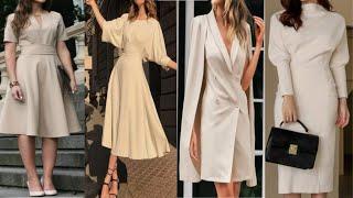 Beige Dresses |Best Beige Dress Collection |Flower De Fashion