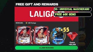 Glitch?!! How To Get 60,000 Gems + 55 Mascherano For Free!! 107 Casillas/107 Xavi | Fc Mobile