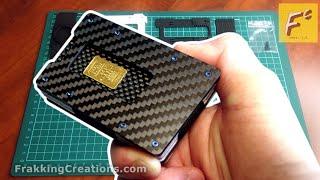 Creative AVIATOR Wallet hacks to Personalize with Gold bar, gloss Carbon Fiber, Kevlar, Titanium