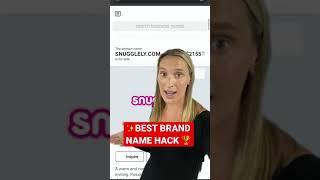 How to Name Your Shopify Brand | Ecommerce HACK #shorts