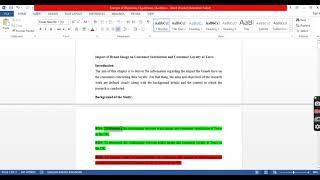 How to make Dissertation, Thesis Research Aim, Research Objectives, Research Questions