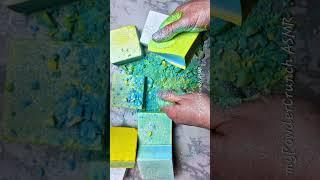 Dyed Fresh Chalk Block #freshblock #oddlysatisfying #asmr #relax #gymchalk #asmrcommunity #asmrsound