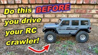 RC crawler steering calibration / end point adjustment (EPA), Spektrum DX3