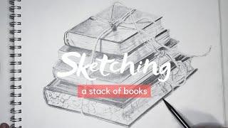 Sketching a Stack of Books