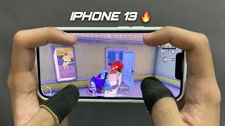 iPhone 13 HANDCAM / Max Graphics PUBG Gaming Test 2025 / iOS 18.3.1 New Update!