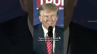 Trump Gives Bizarre Explanation of How Missiles Launches Work