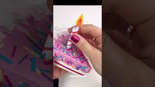  Birthday gift Idea/ Ideia de presente feito a mão  #shorts #papercraft #presente #diy  #cutegift