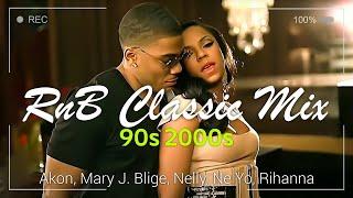 Best of R&B Classics 90s & 2000s ~ Old School Slow Jams Music Ever  Akon, Rihanna, Usher, Ne Yo