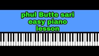 phul butte sari piano lesson