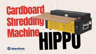 Cardboard Shredding Machine Hippo -  How to Use | SelectPack