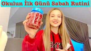 Okulun İlk Günü Sabah Rutini Vlog. Ecrin Su Çoban