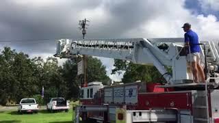 Pierce Lance ladder truck operation