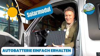 PRAKTISCH! Batterie leer? Kein Problem mehr mit dem SOLARMODUL / SOLARPANEL OBD-2 von DCsolar